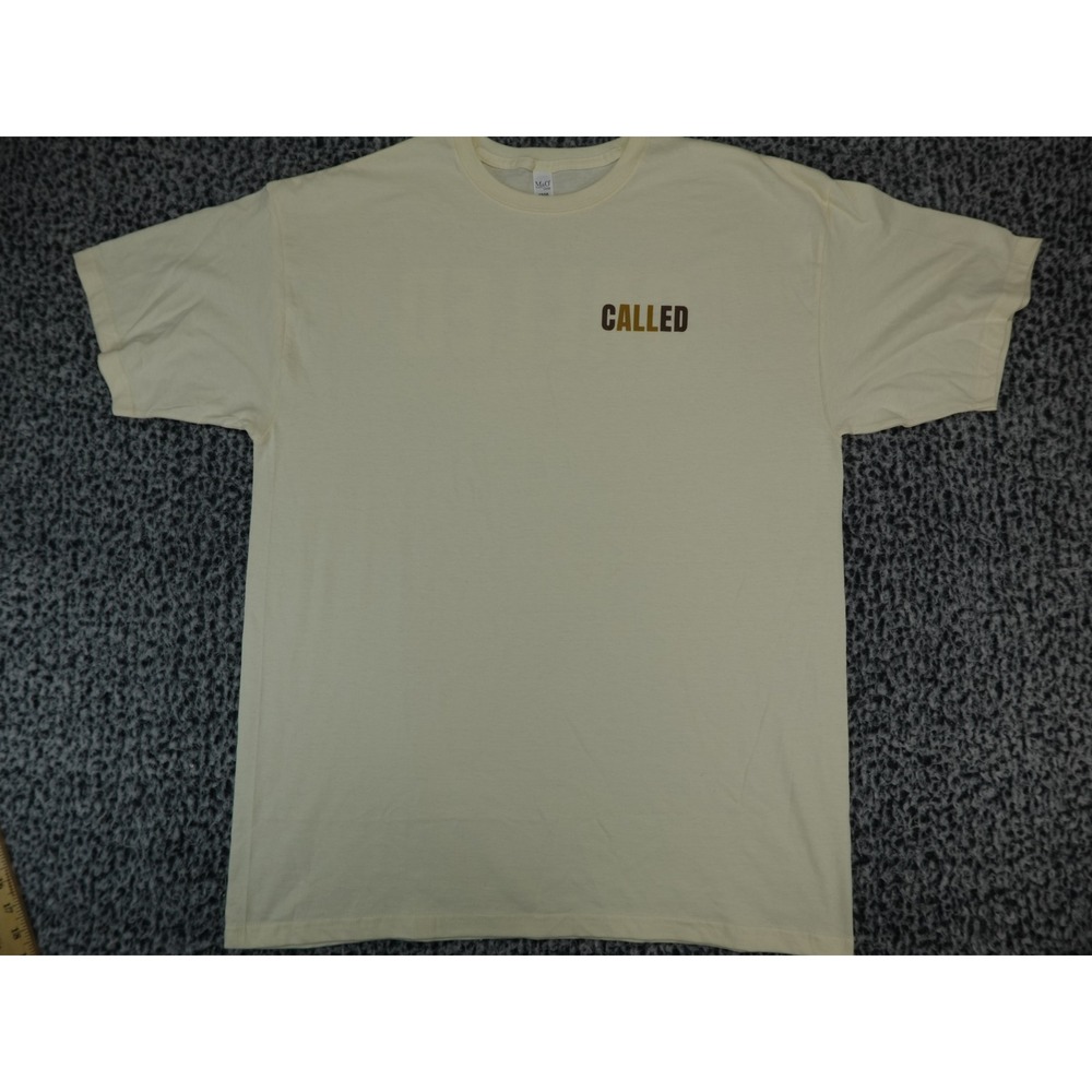 Ausdin Lemmons We Are Called‎ To Love God Love People T-Shirt Cream Mens XL